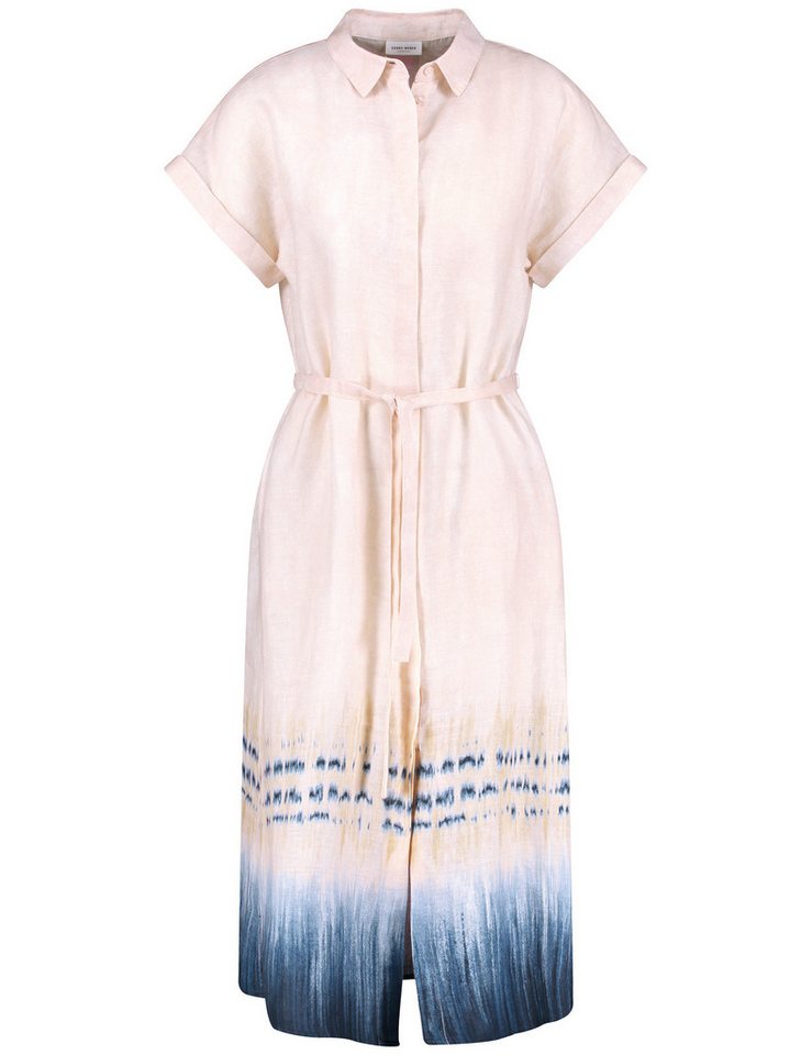 GERRY WEBER A-Linien-Kleid Leinenkleid mit Taillenband von GERRY WEBER