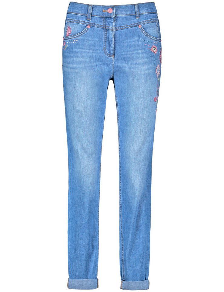 GERRY WEBER Bequeme Jeans HOSE JEANS VERKUERZT von GERRY WEBER