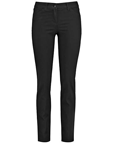 EDITION Damen Hose Lang Jeans, Black Black Denim, 38 Kurz EU von Gerry Weber
