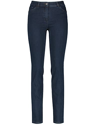 EDITION Damen Hose lang Jeans, Dark Blue Denim, 42 von Gerry Weber