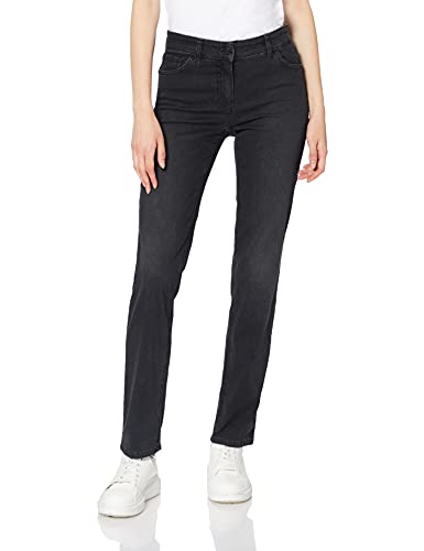 Gerry Weber Damen Straight Fit Jeans, Grey Denim, 44 Kurz EU von Gerry Weber