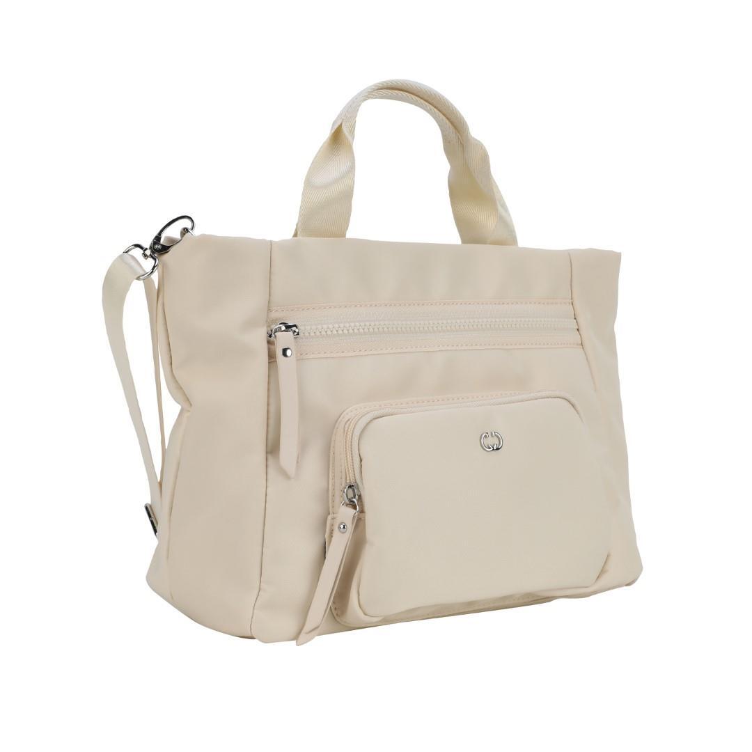 GERRY WEBER - Handtasche Mit Reißversc Echoes Handbag M Bleached Sand Beige von GERRY WEBER