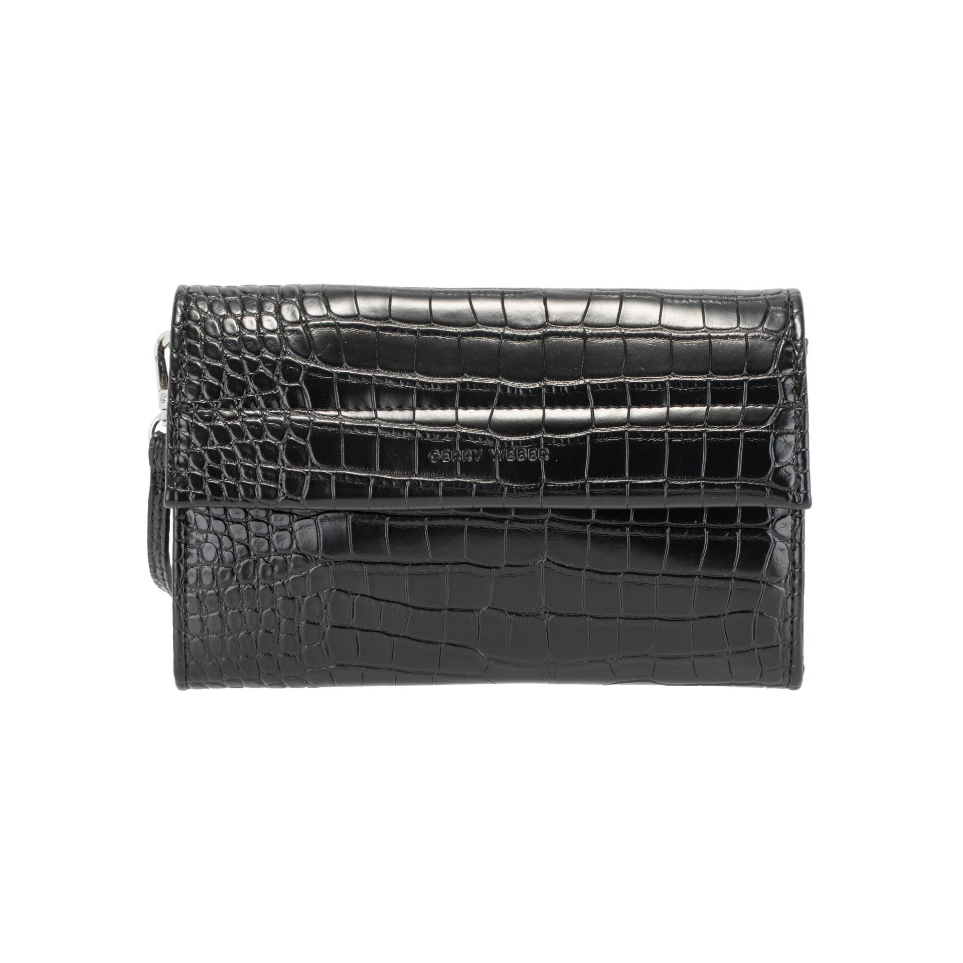 GERRY WEBER - Festive Croco Clutch Mhf black - Gr. - M von GERRY WEBER