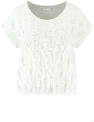 GERRY WEBER PULLOVER 1/2 ARM - weiß - 48 von GERRY WEBER