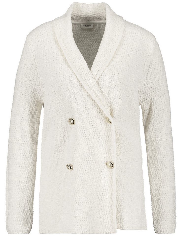 GERRY WEBER Strickpullover Cardigan in Strukturstrick mit doppelter Knopfreihe von GERRY WEBER