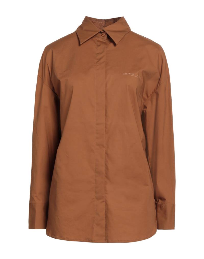 GERTRUDE + GASTON Hemd Damen Braun von GERTRUDE + GASTON
