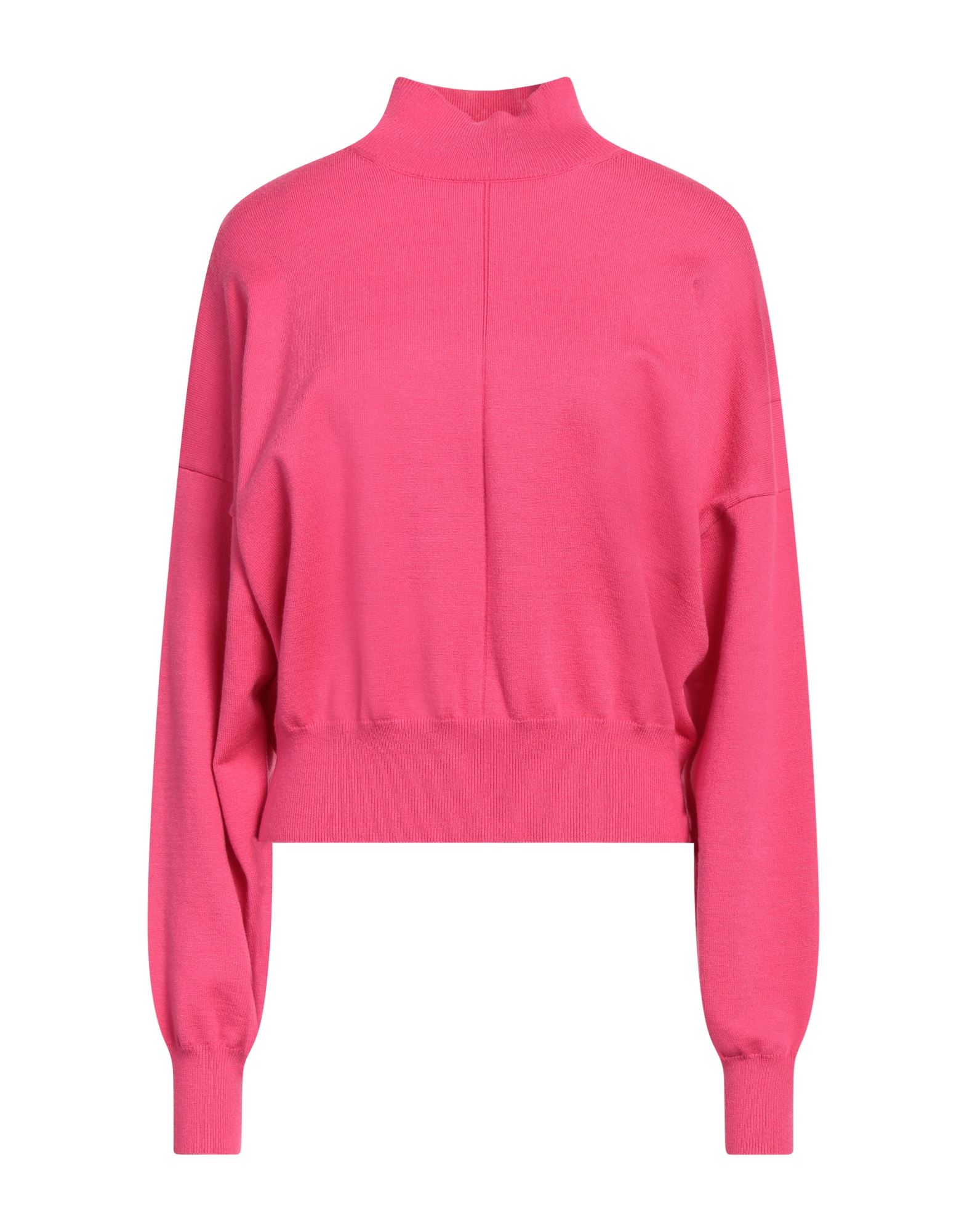 GERTRUDE + GASTON Rollkragenpullover Damen Fuchsia von GERTRUDE + GASTON