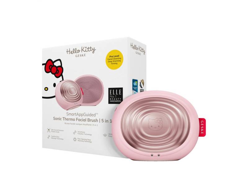 GESKE German Beauty Tech Elektrische Gesichtsreinigungsbürste SmartAppGuided™ Sonic Thermo Facial Brush 5 in 1, Packung (Gerät & USB-Ladekabel), 2-tlg., Gerät inkl. kostenloser APP (SmartAppGuided Device), Mit der GESKE App erhältst Du deine personalisierte Hautpflegeroutine. von GESKE German Beauty Tech