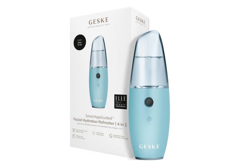 GESKE German Beauty Tech Enhancer SmartAppGuided™ Facial Hydration Refresher 4 in 1, Packung (Gerät & USB-Ladekabel), 2-tlg., Gerät inkl. kostenloser APP (SmartAppGuided Device), Mit der GESKE App erhältst Du deine personalisierte Hautpflegeroutine. von GESKE German Beauty Tech