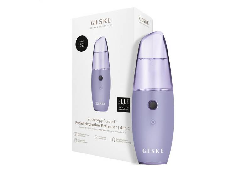 GESKE German Beauty Tech Enhancer SmartAppGuided™ Facial Hydration Refresher 4 in 1, Packung (Gerät & USB-Ladekabel), 2-tlg., Gerät inkl. kostenloser APP (SmartAppGuided Device), Mit der GESKE App erhältst Du deine personalisierte Hautpflegeroutine. von GESKE German Beauty Tech