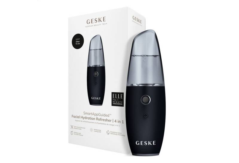 GESKE German Beauty Tech Enhancer SmartAppGuided™ Facial Hydration Refresher 4 in 1, Packung (Gerät & USB-Ladekabel), 2-tlg., Gerät inkl. kostenloser APP (SmartAppGuided Device), Mit der GESKE App erhältst Du deine personalisierte Hautpflegeroutine. von GESKE German Beauty Tech