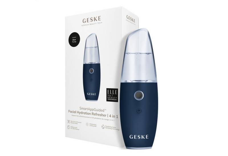GESKE German Beauty Tech Enhancer SmartAppGuided™ Facial Hydration Refresher 4 in 1, Packung (Gerät & USB-Ladekabel), 2-tlg., Gerät inkl. kostenloser APP (SmartAppGuided Device), Mit der GESKE App erhältst Du deine personalisierte Hautpflegeroutine. von GESKE German Beauty Tech