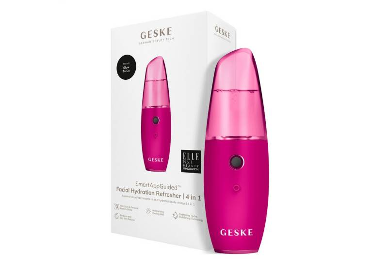 GESKE German Beauty Tech Enhancer SmartAppGuided™ Facial Hydration Refresher 4 in 1, Packung (Gerät & USB-Ladekabel), 2-tlg., Gerät inkl. kostenloser APP (SmartAppGuided Device), Mit der GESKE App erhältst Du deine personalisierte Hautpflegeroutine. von GESKE German Beauty Tech