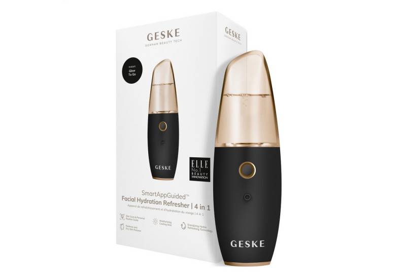 GESKE German Beauty Tech Enhancer SmartAppGuided™ Facial Hydration Refresher 4 in 1, Packung (Gerät & USB-Ladekabel), 2-tlg., Gerät inkl. kostenloser APP (SmartAppGuided Device), Mit der GESKE App erhältst Du deine personalisierte Hautpflegeroutine. von GESKE German Beauty Tech