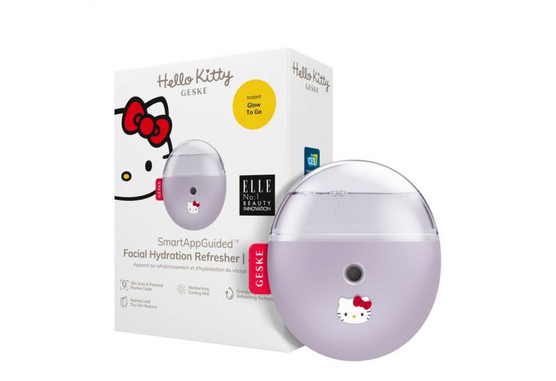 GESKE German Beauty Tech Enhancer SmartAppGuided™ Facial Hydration Refresher 4 in 1, Packung (Gerät & USB-Ladekabel), 2-tlg., Gerät inkl. kostenloser APP (SmartAppGuided Device), Mit der GESKE App erhältst Du deine personalisierte Hautpflegeroutine. von GESKE German Beauty Tech
