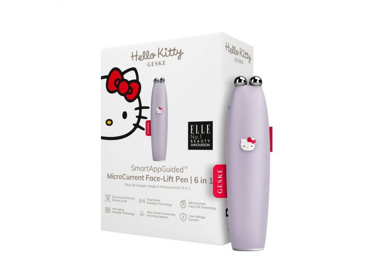 GESKE German Beauty Tech Enhancer SmartAppGuided™ MicroCurrent Face-Lift Pen 6 in 1, Packung (Gerät & USB-Ladekabel), 2-tlg., Gerät inkl. kostenloser APP (SmartAppGuided Device), Mit der GESKE App erhältst Du deine personalisierte Hautpflegeroutine. von GESKE German Beauty Tech