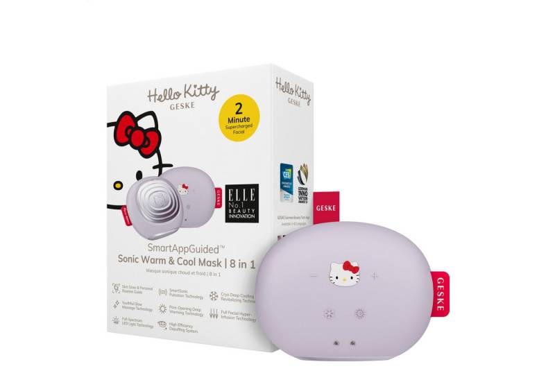 GESKE German Beauty Tech Enhancer SmartAppGuided™ Sonic Warm & Cool Mask 8 in 1, Packung (Gerät & USB-Ladekabel), 2-tlg., Gerät inkl. kostenloser APP (SmartAppGuided Device), Mit der GESKE App erhältst Du deine personalisierte Hautpflegeroutine. von GESKE German Beauty Tech