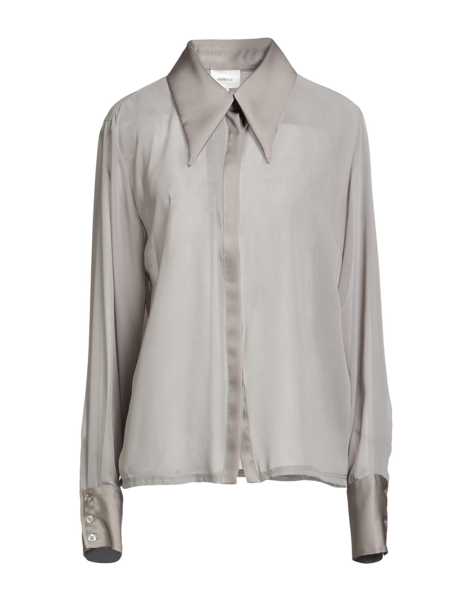 GESTUZ Hemd Damen Khaki GESTUZ Hemd Damen Khaki von GESTUZ