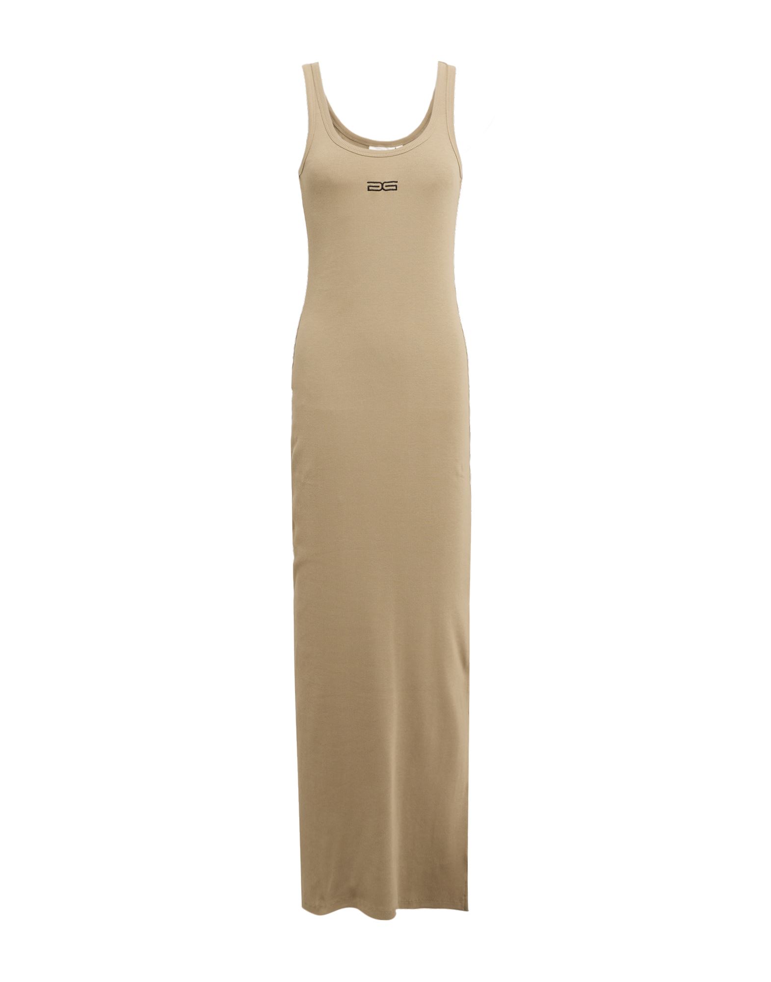 GESTUZ Maxi-kleid Damen Khaki von GESTUZ