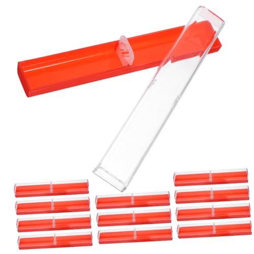 GETAJGHSD 12stücke Halbdurchsichtige Stiftboxen Für Füllfederhalter Kugelschreiber Und Bleistifte Für Und Organisation von GETAJGHSD