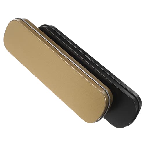 GETAJGHSD 2stücke Metall Federmäppchen Leere Schreibwarenboxen Mit Deckel Für Schüler Praktische Stiftebox Für Bleistifte Kugelschreiber Und Kosmetik Stilvolle Aufbewahrung von GETAJGHSD