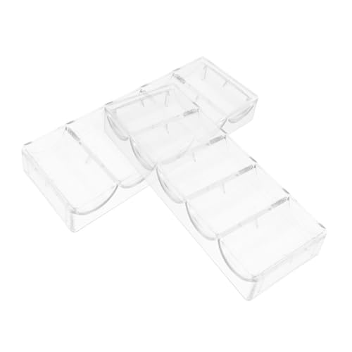 GETAJGHSD 2stücke Klarer Poker Chip Organizer Tragbare Multi- Aufbewahrungsschachtel Für Transparentes Design Für Und Spielabende von GETAJGHSD