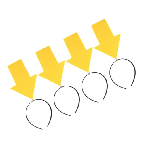 GETAJGHSD 4stücke Gelbe Kopfband Für Halloween Lustige Haarreifen Für Partys Fotorequisiten Und Festliche Anlässe Einzigartiges Und Bequemes Design Ergänzung Für Kostüme Und Feiern von GETAJGHSD