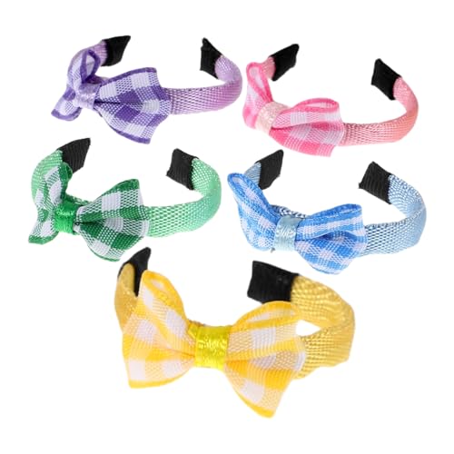 GETAJGHSD 5stücke Teiliges Stirnband Für Mini-puppen Diy-haarreifen Handgefertigt Für Puppenköpfe Dekoratives Haarband Für Puppen Bastelbedarf Für Verkleiden Haarstyling Für von GETAJGHSD