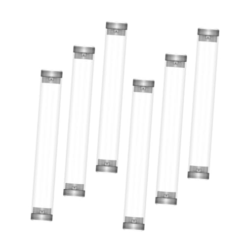 GETAJGHSD 6 Stück Box Stifte Geschenkboxen Leere Stifteetui Transparente Federmäppchen Kugelschreiberboxen Stifteboxen Leere Stifte Präsentationsständer Klare Federmäppchen Leere von GETAJGHSD