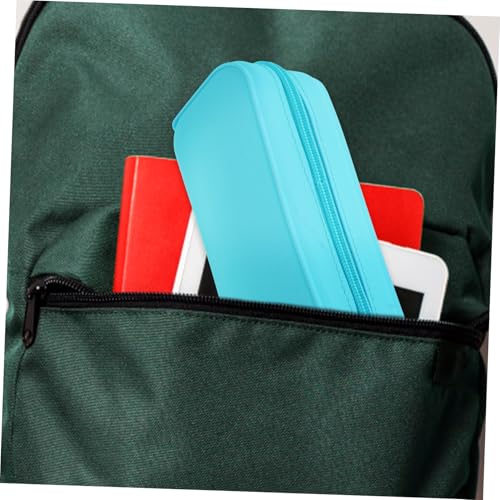 GETAJGHSD Federmäppchen aus Weichem Farbigem Silikon Großer Stauraum Leichtes Tragbares Pencil Case für Schüler Ästhetischer Stifteorganizer Robust und Kratzfest Praktisches von GETAJGHSD