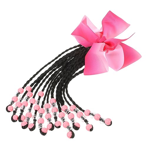 GETAJGHSD Pferdeschwanz-extensions Mit Schleife Und Zöpfen Ponytail Haarverlängerung Aus Synthetischen Fasern Wiederverwendbar Und Leicht Zu Tragen Für Mädchen Und Teens von GETAJGHSD