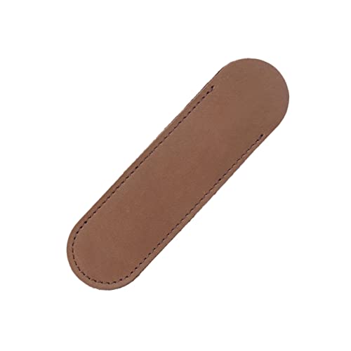 GETAJGHSD Kreatives Leder Stiftetui Für Füllfeder Und Kugelschreiber Eleganter Brauner Stifthalter Groß Für Täglichen Gebrauch Im Büro Oder Studium Handgefertigte Leder-Pen Tasche Für von GETAJGHSD