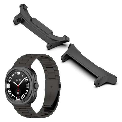 GETBSTOOP 1 Paar Adapter Metall-Uhrenarmband-Anschluss for (Sam-sung) Galaxy Watch 7 Ultra 47-mm-Anschluss Armband-Anschluss 22 mm/24 mm Metall-Uhrenarmband-Adapter-Anschluss von GETBSTOOP