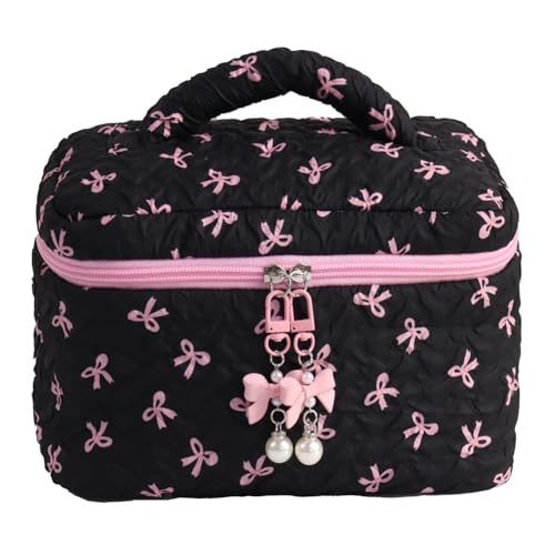 GETBSTOOP Nylon Kulturbeutel mit großem Fassungsvermögen - Reisetasche for Kosmetik mit Reißverschluss, for Teenager-Mädchen und Frauen von GETBSTOOP