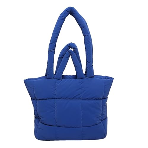 Puffer Einkaufstasche for Damen großes Fassungsvermögen leichte Daunen Baumwolle gepolstert gesteppte Geldbörse Puffer Einkaufstasche Schulterhandtaschen for Damen von GETBSTOOP