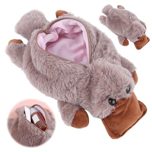 Seeotter Bleistiftbeutel Plüschtier Briefpapierbeutel Federmäppchen Tier Briefpapierbeutel kreativer Make up Pinsel Aufbewahrungsbeutel kleine Geschenke niedlicher kreativer Tier Cartoon von GETBSTOOP