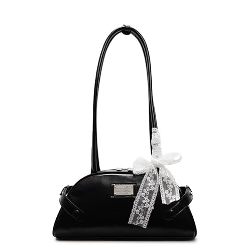 GETBSTOOP Umhängetasche for Frauen Y2K Bogenknoten Umhängetasche Reißverschluss Doppelgriff Handtasche PU Leder Awding Geldbörsen for Reisen GETBSTOOP Umhängetasche for Frauen Y2K Bogenknoten Umhängetasche Reißverschluss Doppelgriff Handtasche PU Leder Awding Geldbörsen for Reisen von GETBSTOOP