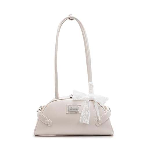GETBSTOOP Umhängetasche for Frauen Y2K Bogenknoten Umhängetasche Reißverschluss Doppelgriff Handtasche PU Leder Awding Geldbörsen for Reisen von GETBSTOOP