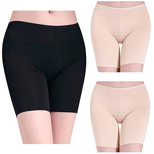 GEYIWSSXY Damen Unterhose Anti Chafing Shorts Unter Rock Kurz Hose Boxershorts Radlerhose Unterhose Hoher Bund Shorts Lange Unterwäsche Panties von GEYIWSSXY