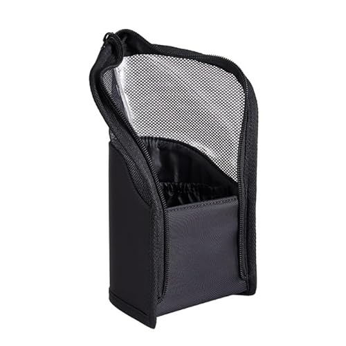 GFHTRELY Kosmetik-Aufbewahrungsbox, Make-up-Pinsel-Aufbewahrungstasche, große Kapazität, Kosmetik-Aufbewahrungstasche, Damen, tragbare Kosmetiktasche, Kulturbeutel, schwarz, Kosmetikvitrine GFHTRELY Kosmetik-Aufbewahrungsbox, Make-up-Pinsel-Aufbewahrungstasche, große Kapazität, Kosmetik-Aufbewahrungstasche, Damen, tragbare Kosmetiktasche, Kulturbeutel, schwarz, Kosmetikvitrine von GFHTRELY