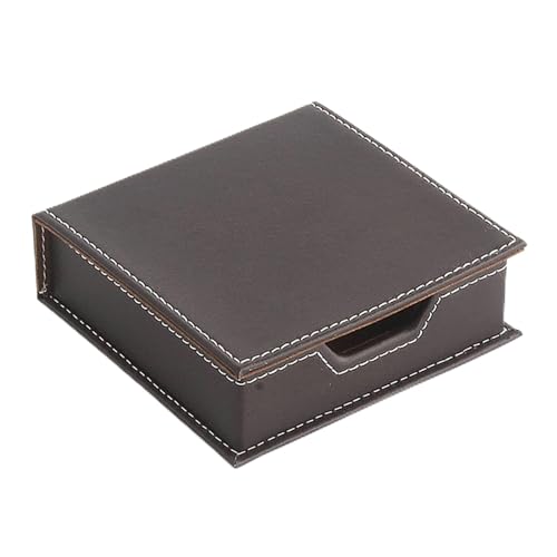 GFHTRELY Visitenkartenhalter Business Leder Notizbox Sitznotiz Papierbox Notiz Sitznotiz Kleine Kartenbox Visitenkartenbox (B) von GFHTRELY