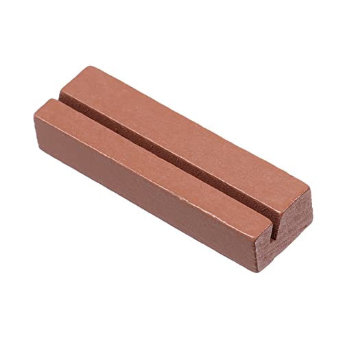 GFHTRELY Visitenkartenhalter Holz Kartenhalter Visitenkartenhalter Rechteckig Visitenkartenhalter Bildermappe Büro Handgemachte Notiz Halter Visitenkartenbox (C) von GFHTRELY