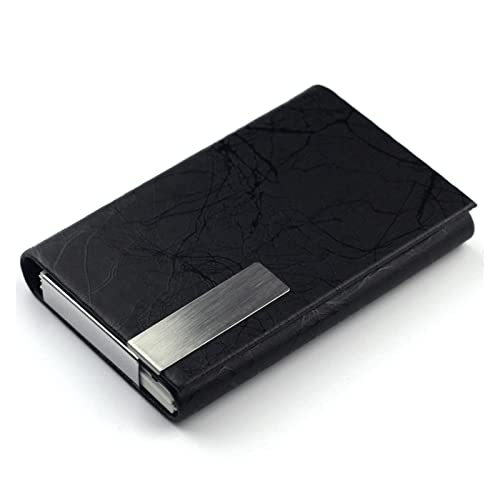 GFHTRELY Visitenkartenhalter Visitenkartenhalter Lettering Herren Damen Mode Visitenkartenhalter Große Kapazität Damen Visitenkartenbox Kreative Benutzerdefinierte Buchstaben Visitenkartenbox (E) von GFHTRELY