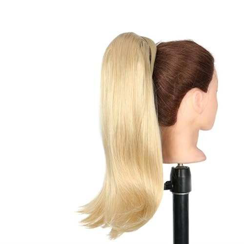 Haarknoten, 45,7 cm, synthetische glatte Pferdeschwanz-Haarverlängerung, Perücke, Dutt, Pferdeschwanz, Haarspange für Damen, Haar-Accessoires, Dutt (P4/27) von GFHTRELY