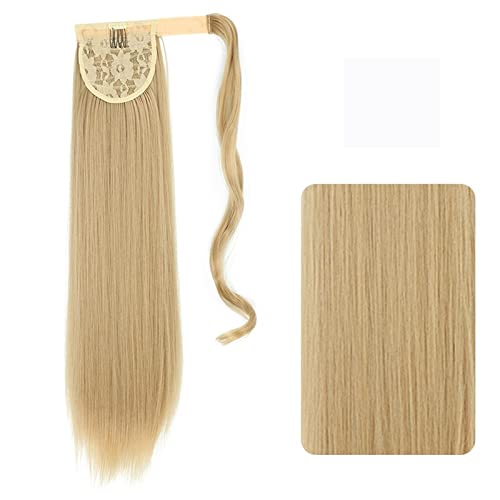 Haarknoten, Kunsthaar, lang, glatt, Pferdeschwanz, Perücke, Haarverlängerung, Pferdeschwanz, Dutt für Damen, 46,3 cm Haarknoten, Kunsthaar, lang, glatt, Pferdeschwanz, Perücke, Haarverlängerung, Pferdeschwanz, Dutt für Damen, 46,3 cm von GFHTRELY