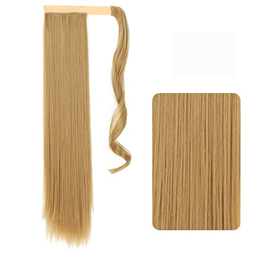 Haarknoten, Kunsthaar, lang, glatt, Pferdeschwanz, Perücke, Haarverlängerung, Pferdeschwanz, Dutt für Damen, 69,1 cm Haarknoten, Kunsthaar, lang, glatt, Pferdeschwanz, Perücke, Haarverlängerung, Pferdeschwanz, Dutt für Damen, 69,1 cm von GFHTRELY