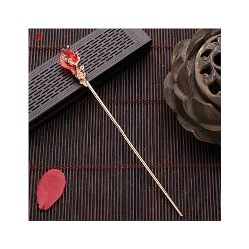 Haarnadel, Haarnadeln, Metallglasur, Haarnadeln, Haargabel, Haarschmuck, Haarspange, chinesische Retro-Haarnadel (02) von GFHTRELY