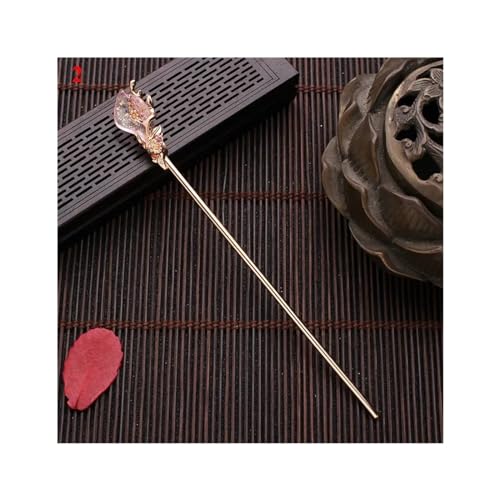 Haarnadel, Haarnadeln, Metallglasur, Haarnadeln, Haargabel, Haarschmuck, Haarspange, chinesische Retro-Haarnadel (03) von GFHTRELY