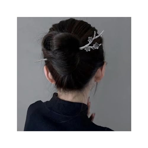 Haarnadel, Haarnadeln mit Blüten für Damen, Haarschmuck, Haarschmuck, Hosta-Haarspange, chinesische Retro-Haarnadel (03) von GFHTRELY