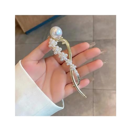 Haarnadel, Haarspangen, modisch, süßer Pferdeschwanz, Haarspangen, Haarspangen, für Damen, Hosta-Haarspange, chinesische Retro-Haarnadel (02) von GFHTRELY